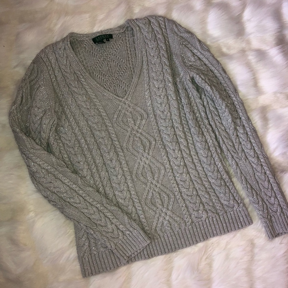 Lauren Ralph Lauren | Sparkly Sweater Med